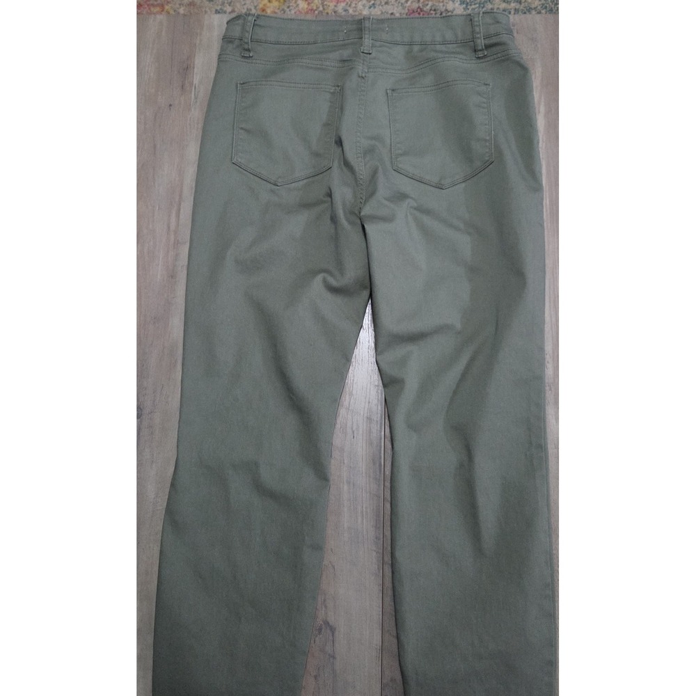 Zenana Olive Green Pants Slim Fit Women XL Casual Workwear - Picture 4 of 5